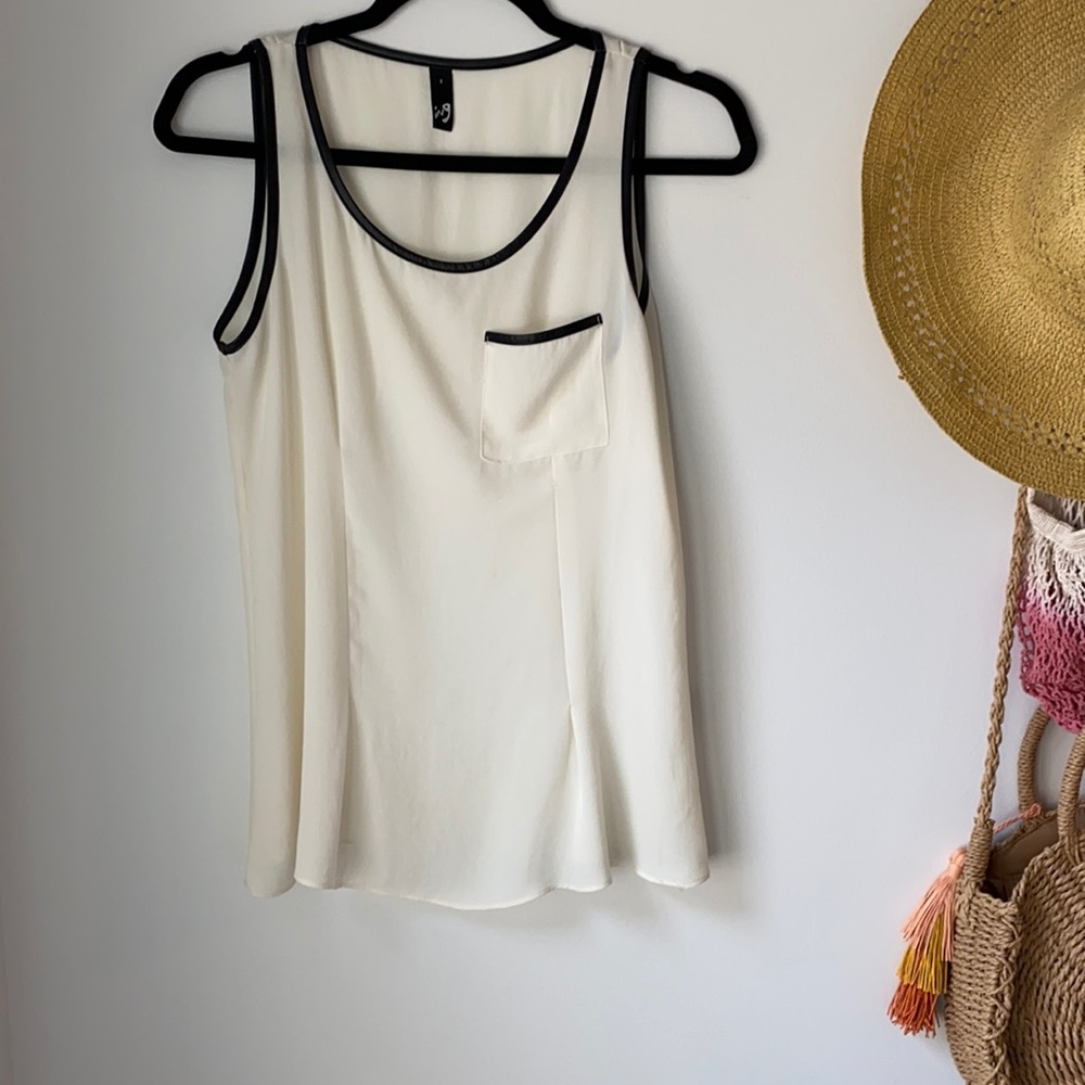 White tank blouse